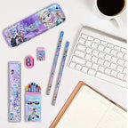 Stationary Kit Set for School Kids - Pencil Pen Book Eraser Sharpener - Stationary Kit Set for Girls/Boys Birthday Gift - Multicolor