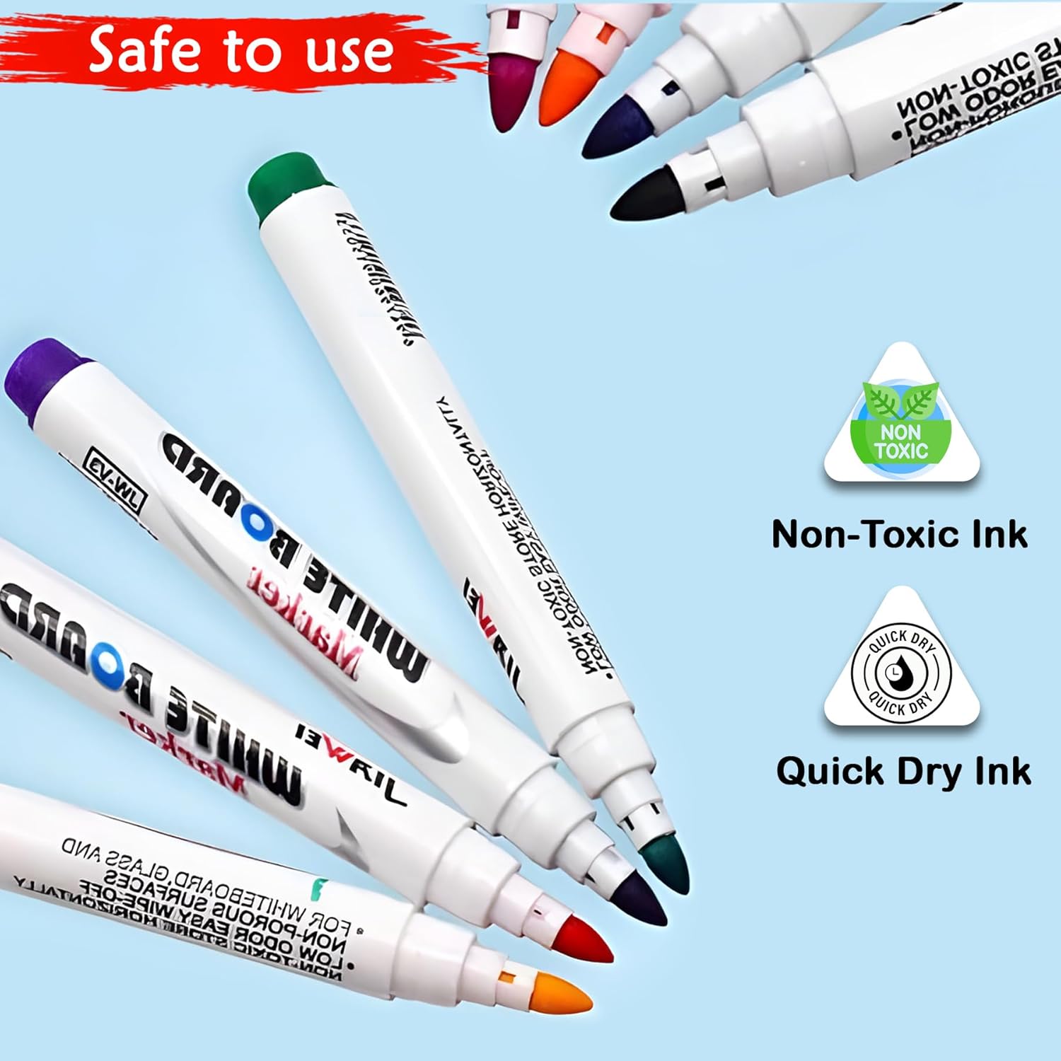 11 Pcs Magical Water Pens, Floating Ink Marker Pen Set for Kids, Water Drawing Kit with Ceramic Spoon, Water-Based Doodle Markers for Drawing, 8+ Years (Multicolor, Pack of 11)