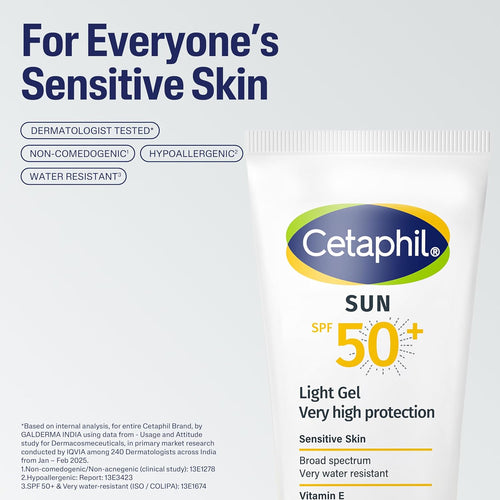 Cetaphil Sun SPF 50 Very High Protection Light Gel 50ml