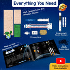 Smartivity DIY Rocket Launcher Kit for Kids 6 - 12 Years Old | Build Your Own Rocket and Launcher | Christmas Gift for Smart Kids