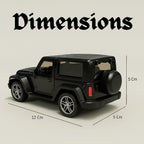 Thar 1:32 Scale Die-Cast Metal Toy| Pull Back Action Openable Doors 4x4 Premium Car Toy Light Music for Kids| Realistic Miniature Model Best Gift For Boys