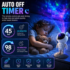 Astronaut Galaxy Projector Night Light – 360° Rotating Star Projector with Remote Control, Timer & Adjustable Head – Space Lamp for Kids’ Bedroom, Gifts, Gaming Room, Home & Décor