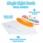 Color Wonder Mess-Free Magic Light Brush,Ink Color-Multicolor