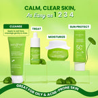 Dot & Key CICA Face Wash for Acne Prone Skin, 2% Salicylic Acid with Green Tea | For Oily & Sensitive Skin | Sulphate Free for Men & Women | Oil Control Face Wash with Zinc | 100ml