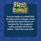 Skillmatics Rapid Rumble - Fast-Paced Board Game for Kids, Teens & Adults, Fun for Family Game Night & Educational Toy, Quick-Thinking Card Game, Gift for Ages 6-10
