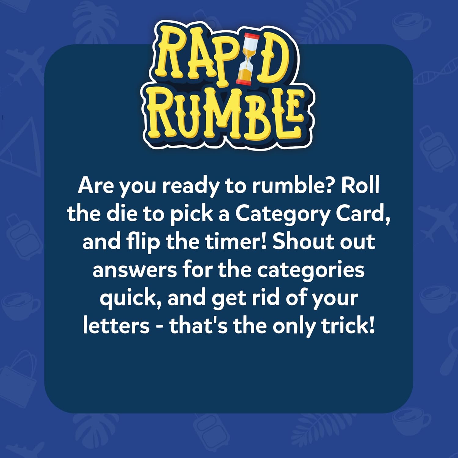 Skillmatics Rapid Rumble - Fast-Paced Board Game for Kids, Teens & Adults, Fun for Family Game Night & Educational Toy, Quick-Thinking Card Game, Gift for Ages 6-10