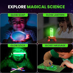 Smartivity Glow Magic Science Kit for Kids Ages 6-12 Years | 20 Amazing Glow in The Dark Science Experiments