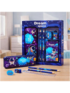 Space Theme Stationery Set for Kids | 12-Piece Stationary Kit for Boys & Girls Age 3-15 Years - Return Gifts -School Supplies & Learning Gift for Kids