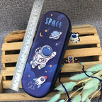 Double Layer Space Pencil Case 3D Cover Eva Space Astronaut Theme Large Capacity Pencil Zipper Pouch