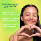 Dot & Key CICA Face Wash for Acne Prone Skin, 2% Salicylic Acid with Green Tea | For Oily & Sensitive Skin | Sulphate Free for Men & Women | Oil Control Face Wash with Zinc | 100ml