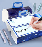 Astronaut Kids Pen & Pencil Box Suitcase Style Password Lock Multi-Layer Pencil Box For Boys, Girls, Return Gift For Kids