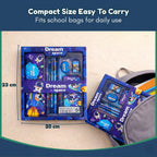 Space Theme Stationery Set for Kids | 12-Piece Stationary Kit for Boys & Girls Age 3-15 Years - Return Gifts -School Supplies & Learning Gift for Kids