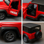 Thar 1:32 Scale Die-Cast Metal Toy| Pull Back Action Openable Doors 4x4 Premium Car Toy Light Music for Kids| Realistic Miniature Model Best Gift For Boys
