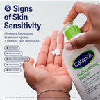 Cetaphil Moisturising Lotion 118 ml for Dry to Normal & Sensitive Skin | 48H Hydration with Niacinamide, Panthenol & Glycerin | Fragrance-Free, Non-Greasy, Dermatologist Recommended