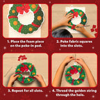 Skillmatics Poke-in Art - Christmas Decor, Mess-Free Art for Kids, DIY Craft Kits, Creative Activity, Fine Motor Skills, Gifts for Ages 4-12