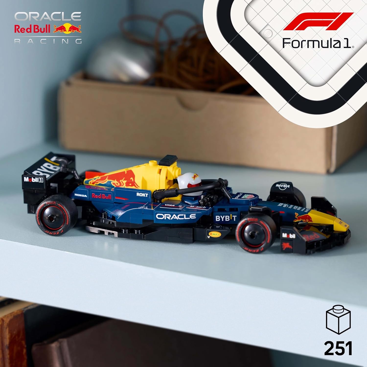 LEGO Speed Champions Oracle Red Bull Racing RB20 F1 Race Car Vehicle Set 77243 Building Blocks for 18+ Gift