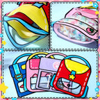 40 Pcs Party Favor Bags Bulk Reusable Birthday Goodie Bags with Handle for Birthdays, Weddings, Sweets, Christmas