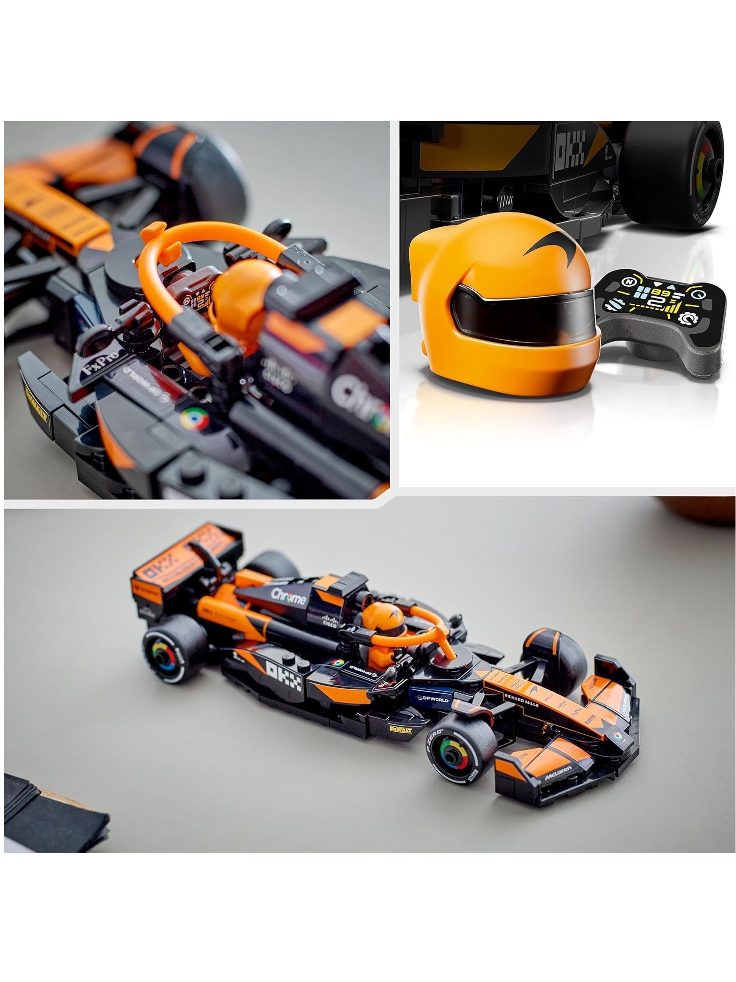 LEGO Speed Champions McLaren F1 Team MCL38 Race Car Vehicle Set 77251 Building Blocks Toys for 10+ Gift for Boys and Girls