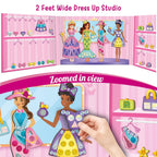 Imagimake DIY Magnetic Dress-Up Princess |  Birthday Gift for Girls Ages 3-7 Multicolour