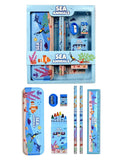 Sea Animal Stationary Kit for Girls Pencil Pen Book Eraser Sharpener - Stationary Kit Set for Girls/Birthday Gift