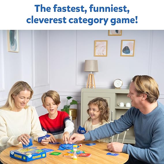 Skillmatics Rapid Rumble - Fast-Paced Board Game for Kids, Teens & Adults, Fun for Family Game Night & Educational Toy, Quick-Thinking Card Game, Gift for Ages 6-10