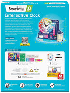 DIY Interactive Clock with Stationary Organiser  | Features an Infinity Calendar | Birthday Gift for Boys & Girls | Educational Toy for 6-12 Years