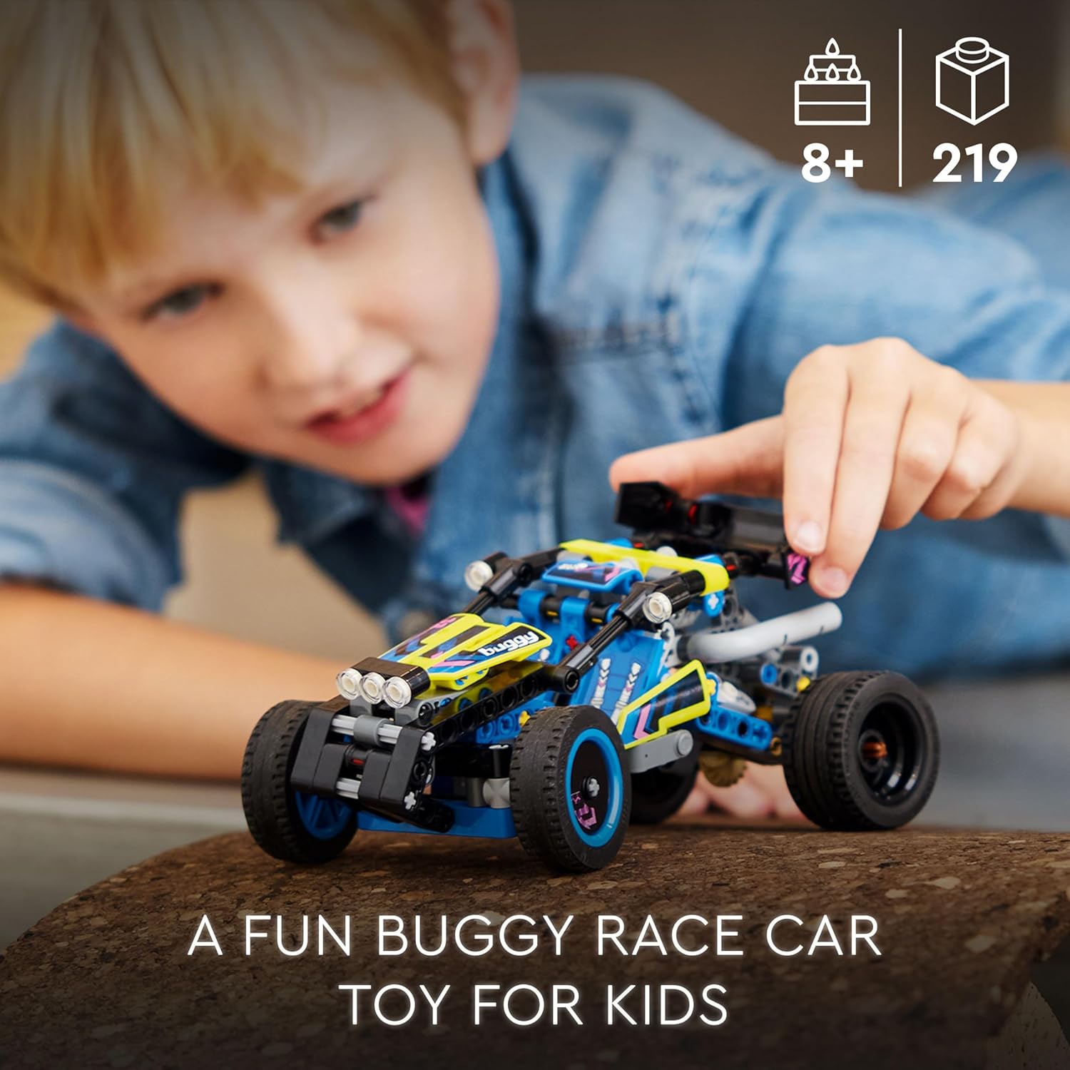 LEGO Technic Off-Road Race Buggy Car Toy 42164 Building Blocks Toys for 8+ Gift for Boys and Girls