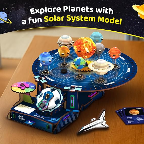 Smartivity DIY Solar System Kit |  Birthday Gift for Boys & Girls 8-14 Years | Learn Solar System & Science Facts