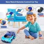 Wrist Watch Remote Controlled Mini Car Toy for Kids with USB Charging Cable - Rechargeable 2 Function Remote Watch