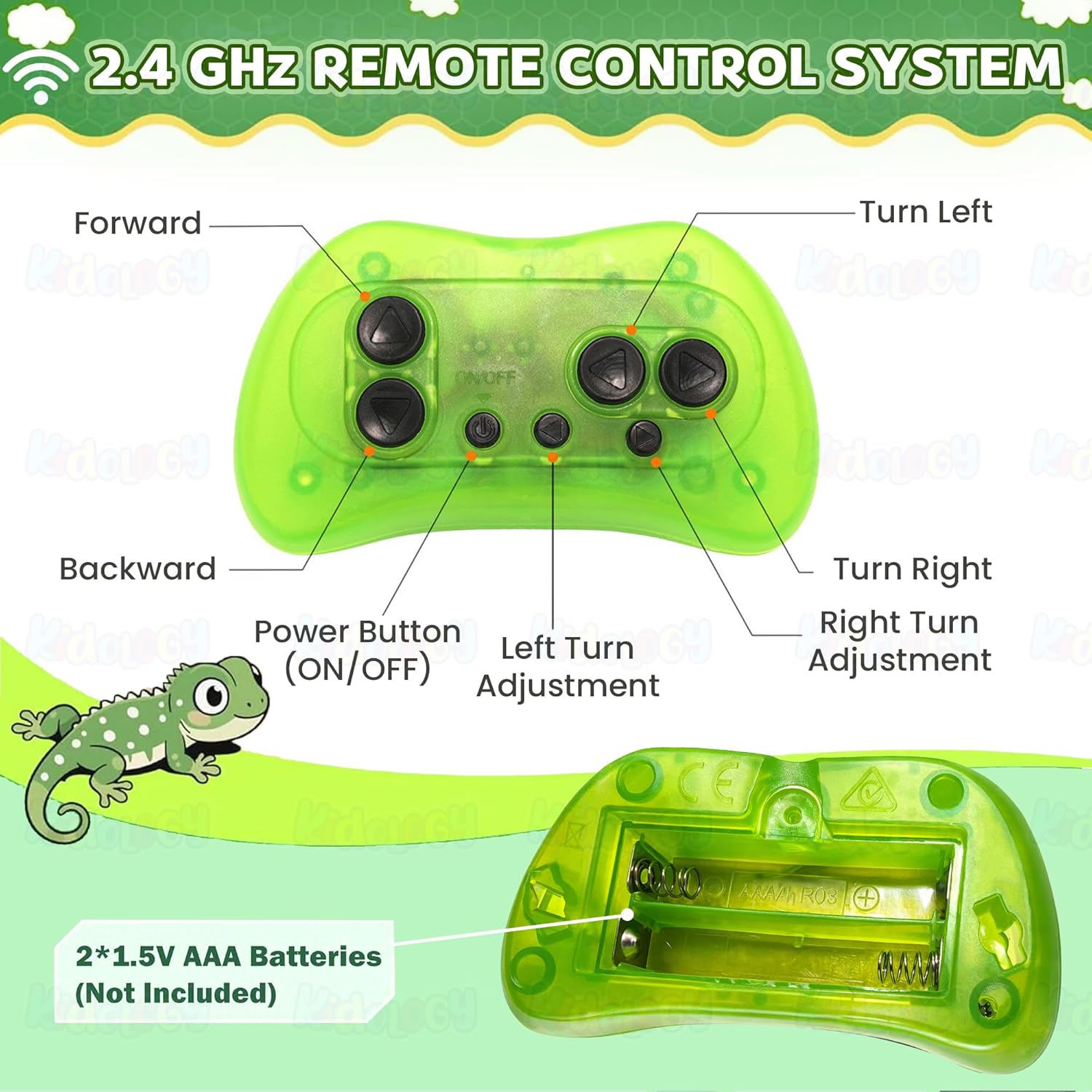 Wall Climbing RC Lizard Toy | Remote Control Gecko that Crawls on Walls & Ceilings | 360° Stunt RC with LED Eyes | Prank & Thrill Gift for Boys & Girls