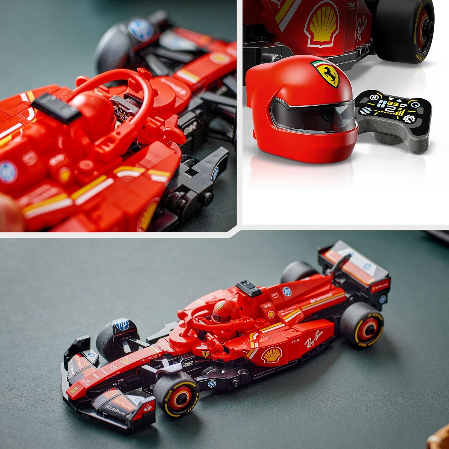 LEGO Speed Champions Ferrari SF-24 F1 Race Car Driver Set |77242 Building Blocks |Toys for 10+| Gift for Boys and Girls