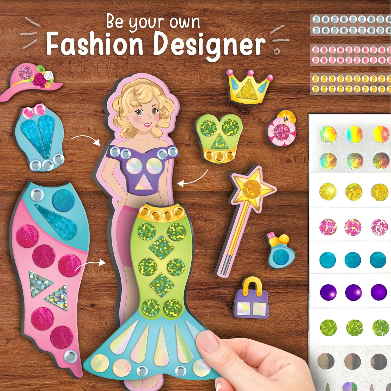 Imagimake DIY Magnetic Dress-Up Princess |  Birthday Gift for Girls Ages 3-7 Multicolour