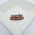 Enamel Pin - SOCIALLY AWKWARD