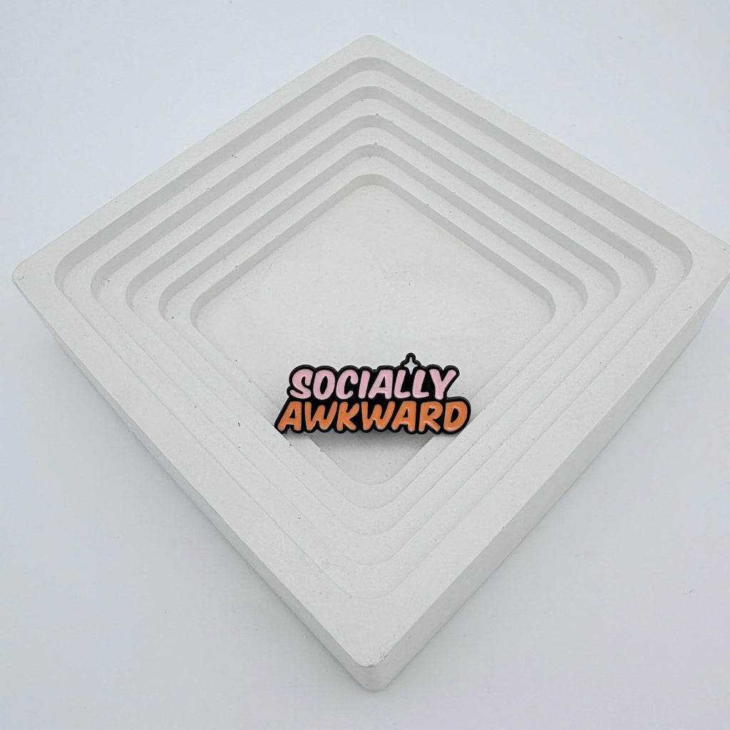 Enamel Pin - SOCIALLY AWKWARD