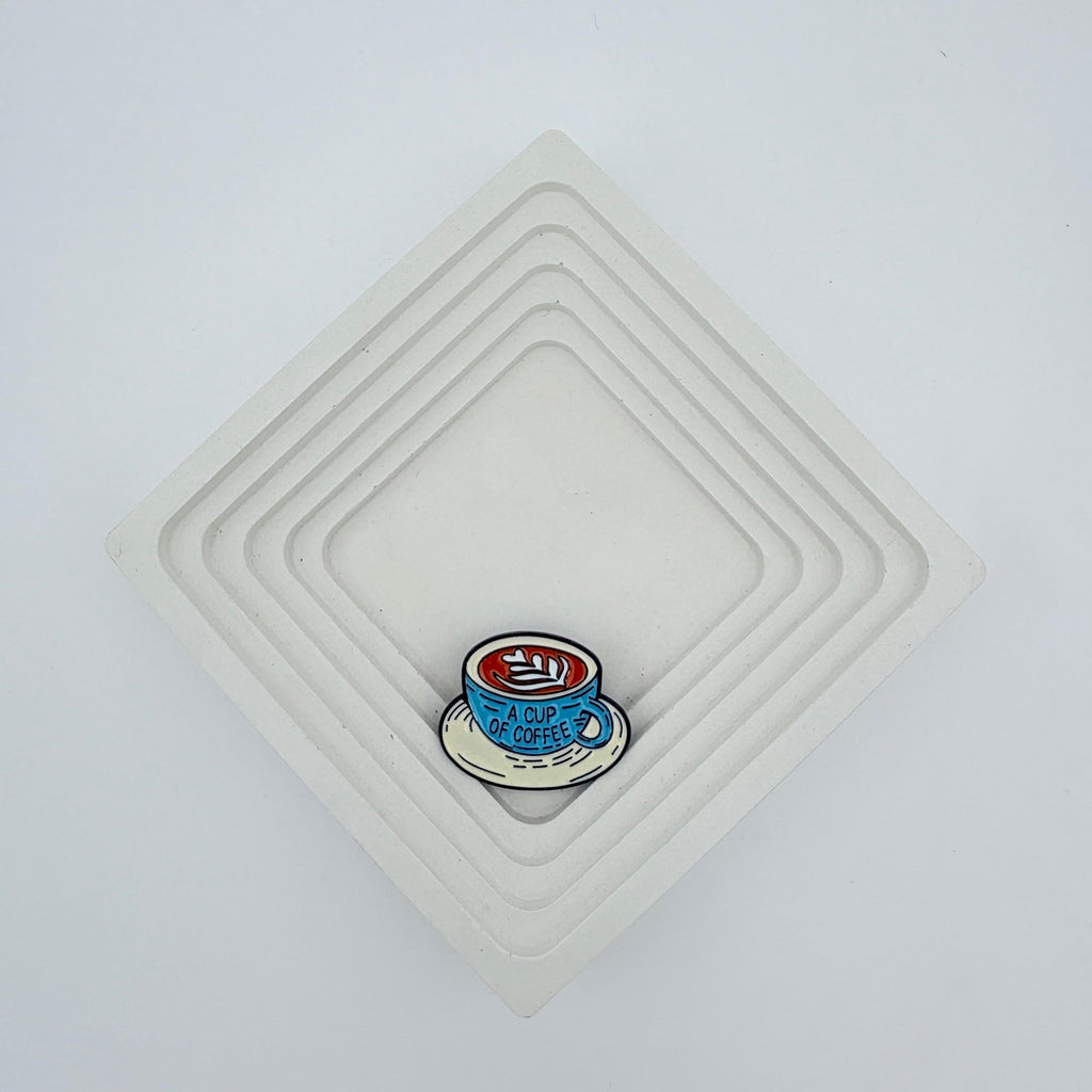 Enamel Pin - A CUP OF COFFEE