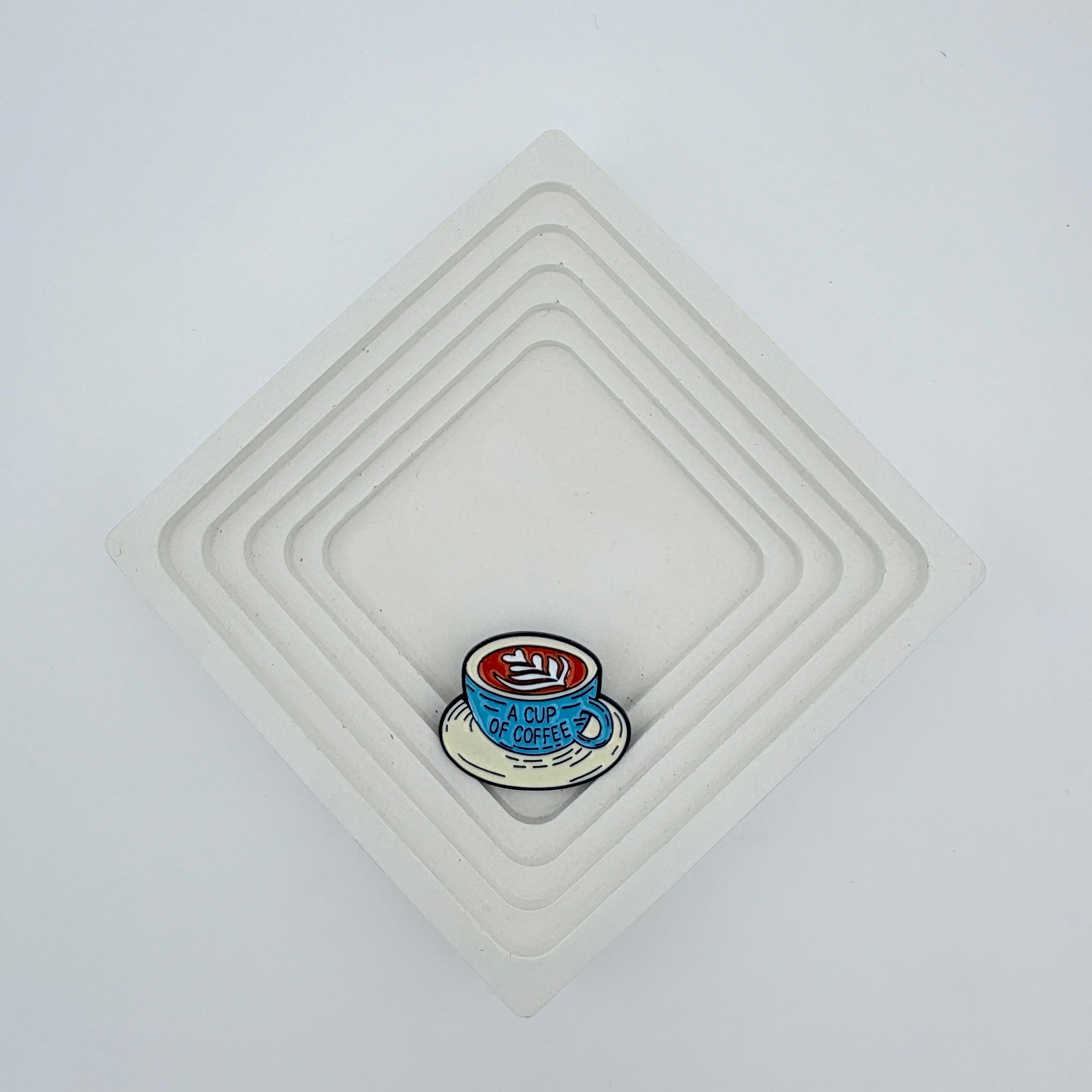 Enamel Pin - A CUP OF COFFEE