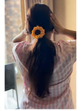 CROCHET SUNFLOWER HAIRBAND