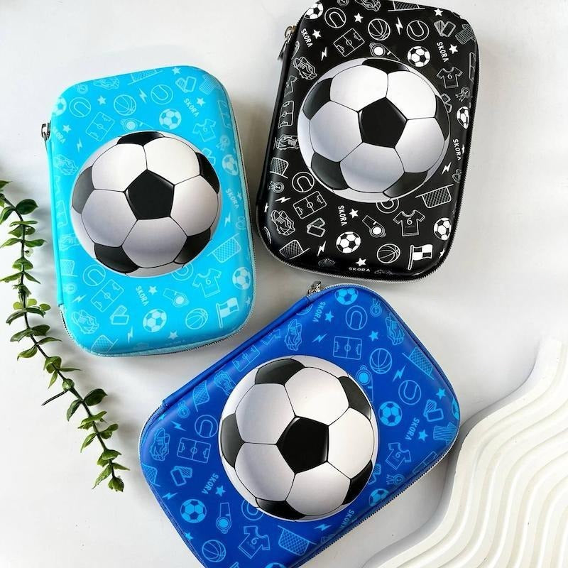 FOOTBALL 3D EVA COVER | Large Capacity Pencil Case |Return Gifts For Kids