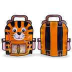 Pack of 10 Cute cartoon print transparent zipper bags