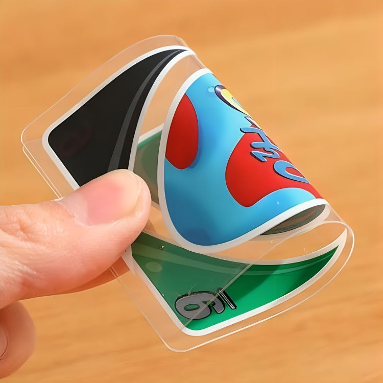 UNOO H2O Splash Edition – Waterproof Playing Cards, Durable PVC Plastic, 110 Cards with Case – Fun for Kids & Adults, Travel-Friendly Game for Pool, Beach & Camping