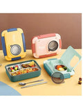 6 Compartments Stainless Steel Food Storage Lunch Box for School/Office