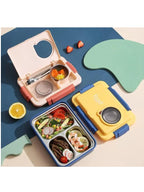 6 Compartments Stainless Steel Food Storage Lunch Box for School/Office