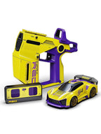 3 in 1 Battle RC Car Toy with Dual Remotes | Shoot & Knock-Down Action Game | Time-Bound Dodge & Shoot Knock-Down Game | Interactive Racing & Target Toy for Kids