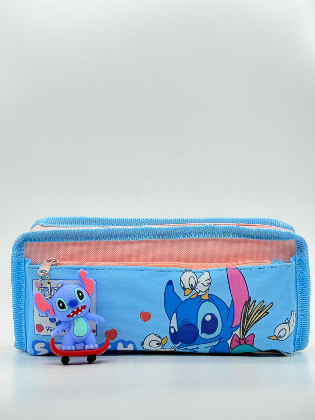 Stitch Pouch with Stitch Charms Pencil Case for Kids