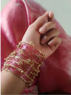 12 Bangles Set With Ghungroo