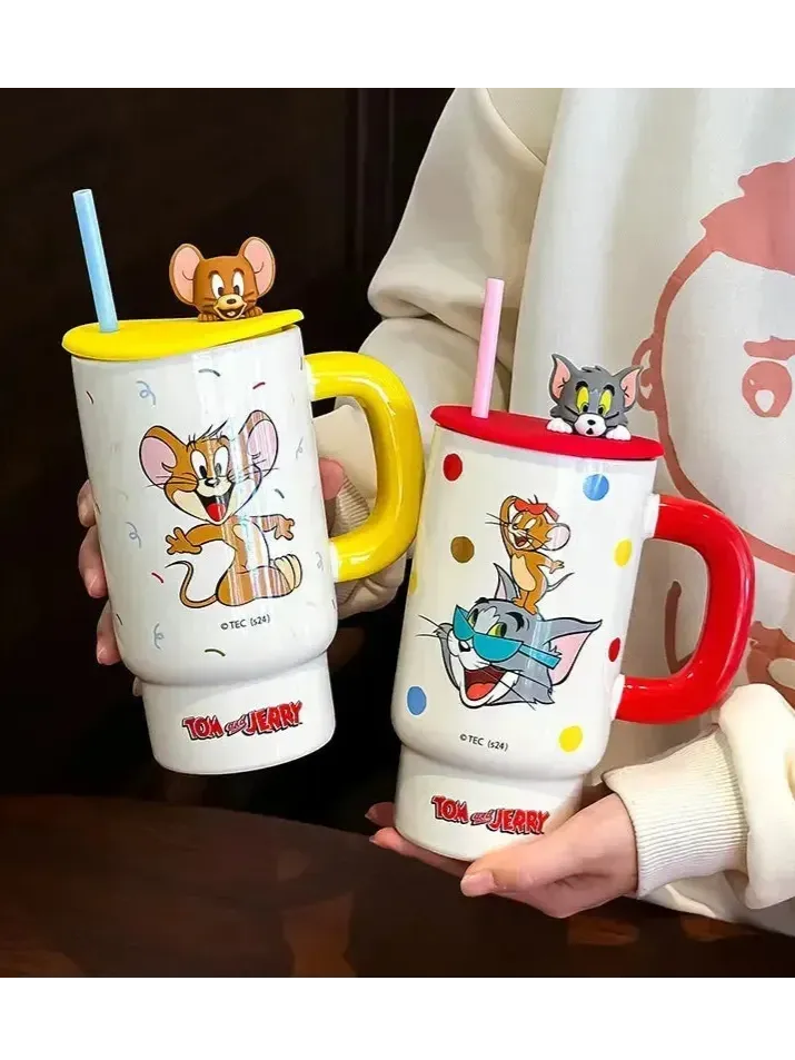 Tom and Jerry Cartoon Mega Ceramic Mugs (850 ml)