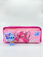 Stitch Pouch with Stitch Charms Pencil Case for Kids